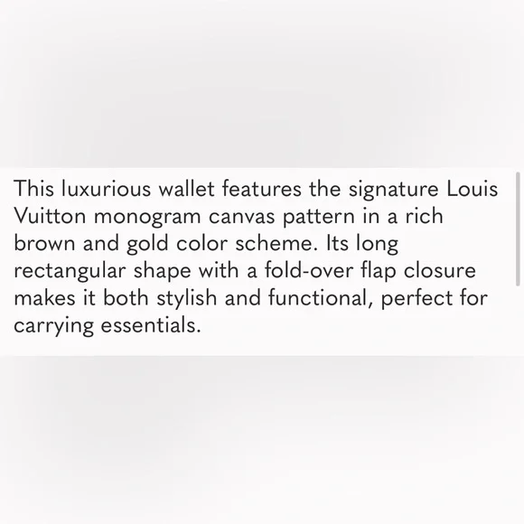 Mini Lin Brown Denim Louis Vuitton Wallet - Picture 12 of 12